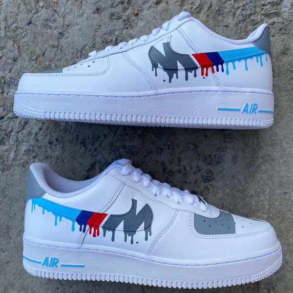 BMW Logo Dripping Custom Air Force 1