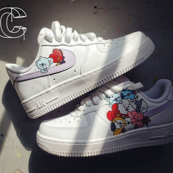 BT21 Group Custom Air Force 1