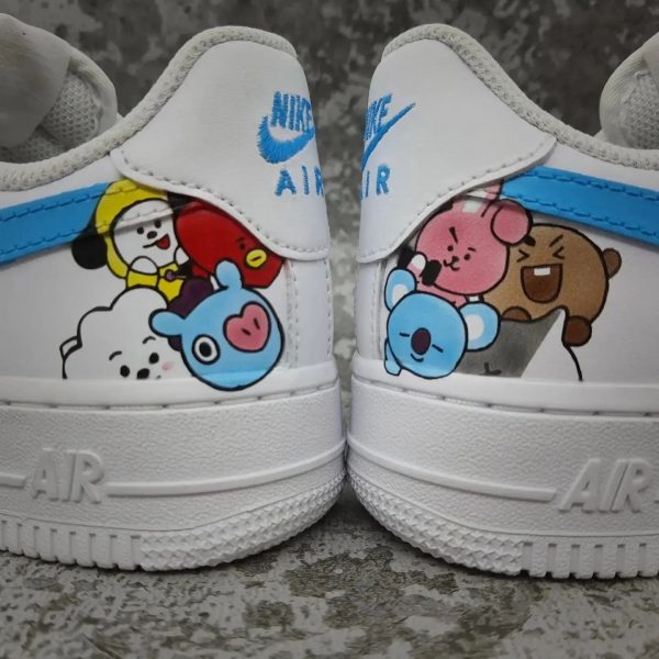 BT21 Themed Custom Air Force 1