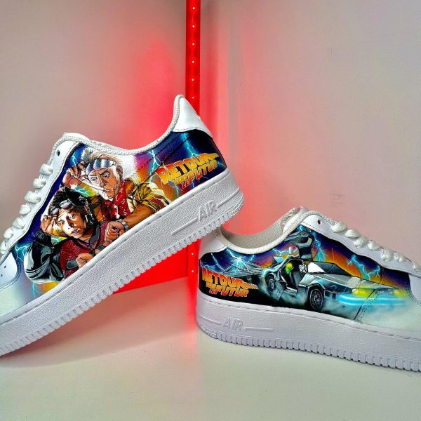 Back The Future Custom Air Force 1