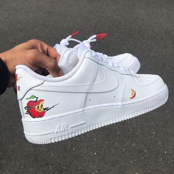 Bad Apple Painting Custom Air Force 1