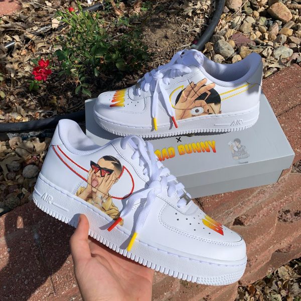 Bad Bunny Handmade Custom Air Force 1