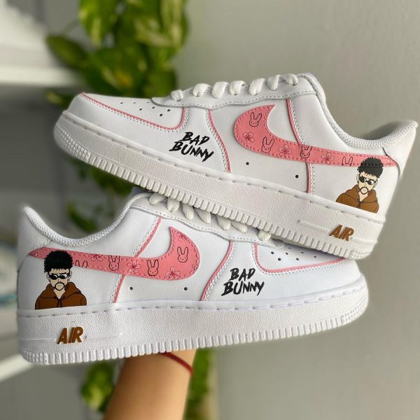 Bad Bunny Paint Custom Air Force 1