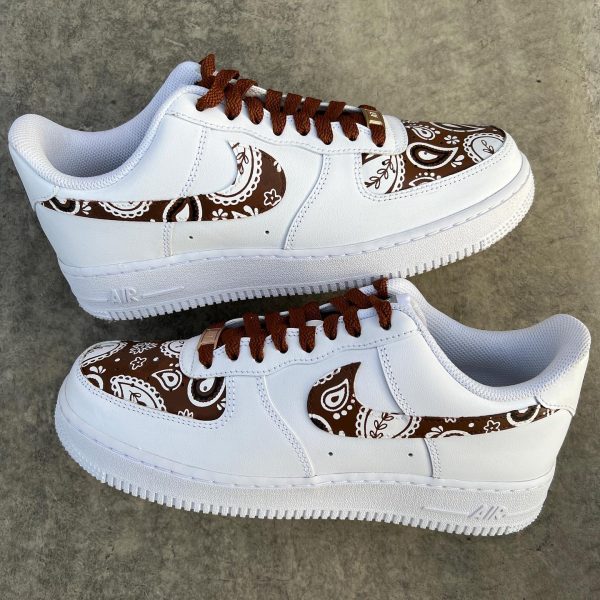 Bandana Hand Painted Custom Air Force 1