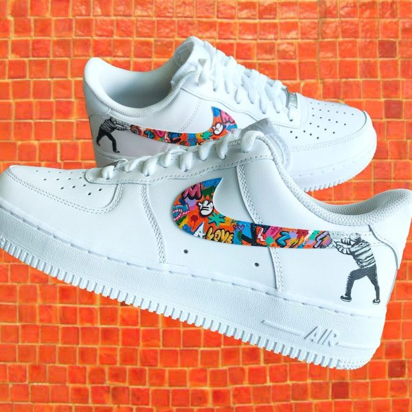 Banksy Handpainted Custom Air Force 1