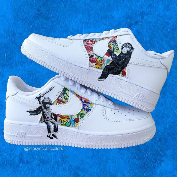 Bansky Handpainting Custom Air Force 1