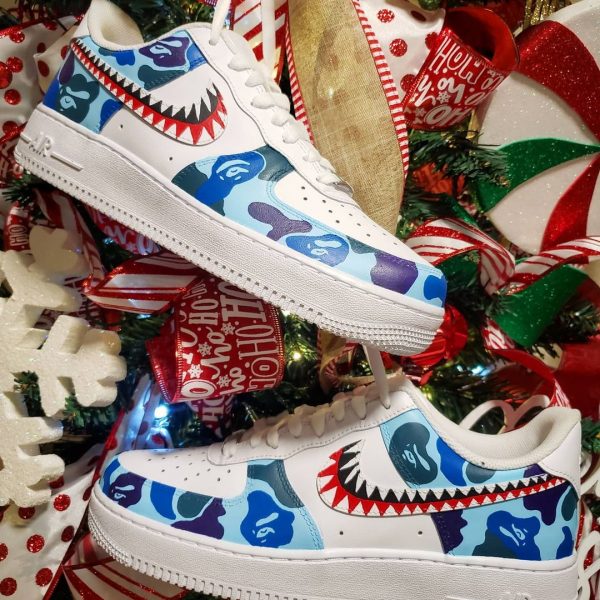 Bape Handpainted Custom Air Force 1