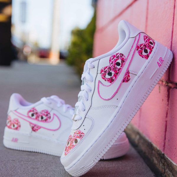 Barbie Pink Love Custom Air Force 1