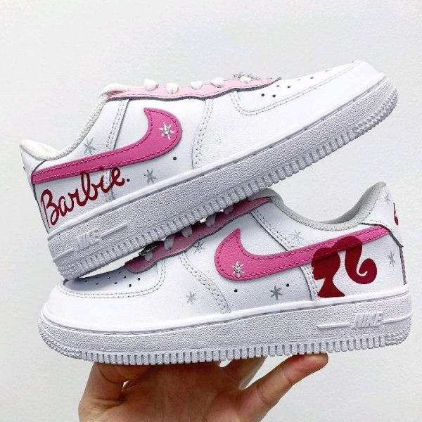 Barbie Snowflake Custom Air Force 1