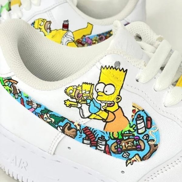 Bart Homer Funny Custom Air Force 1