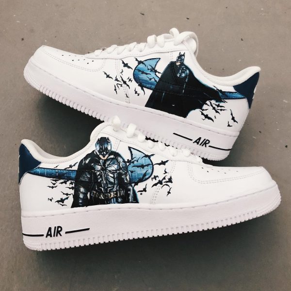 Batman Hand Painted Custom Air Force 1