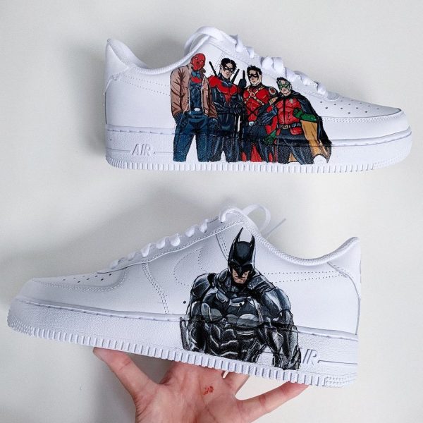 Batman Painted Custom Air Force 1