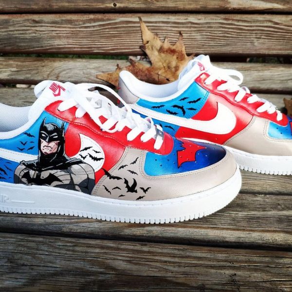 Batman Blue Red Custom Air Force 1