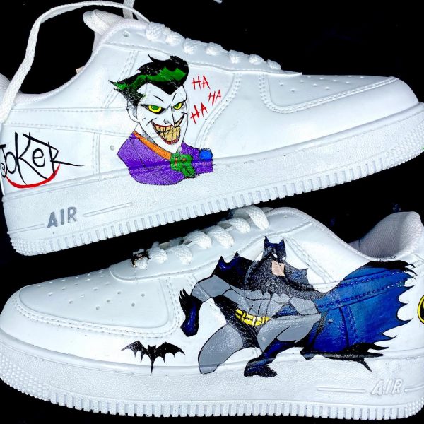 Batman Joker Handpainting Custom Air Force 1