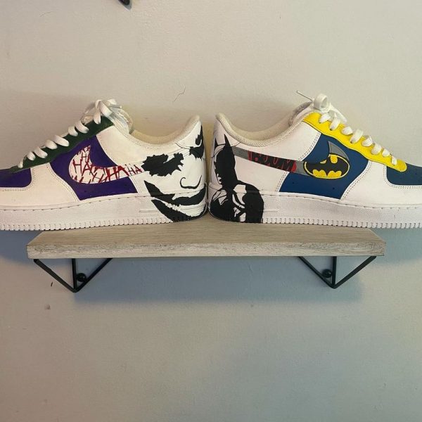 Batman Joker Handmade Custom Air Force 1