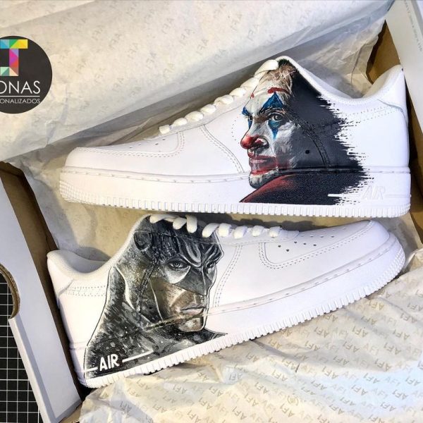 Handpainted Batman Joker Custom Air Force 1