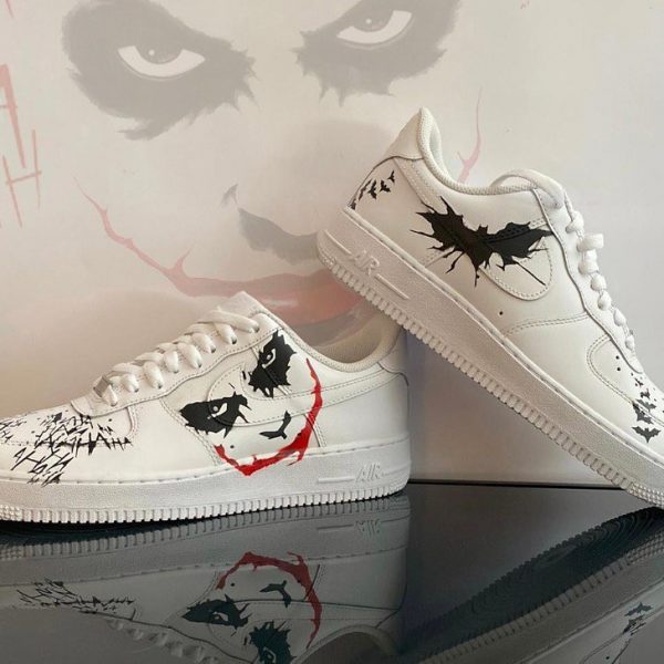 Batman Joker Inspired Custom Air Force 1