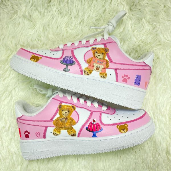 Bear Painted Custom Air Force 1