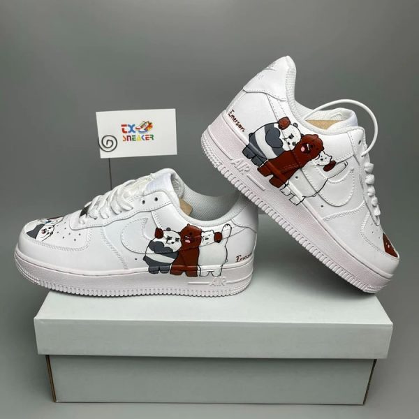 Bear Cartoon Custom Air Force 1