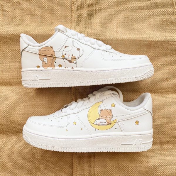 Bear And Panda Custom Air Force 1