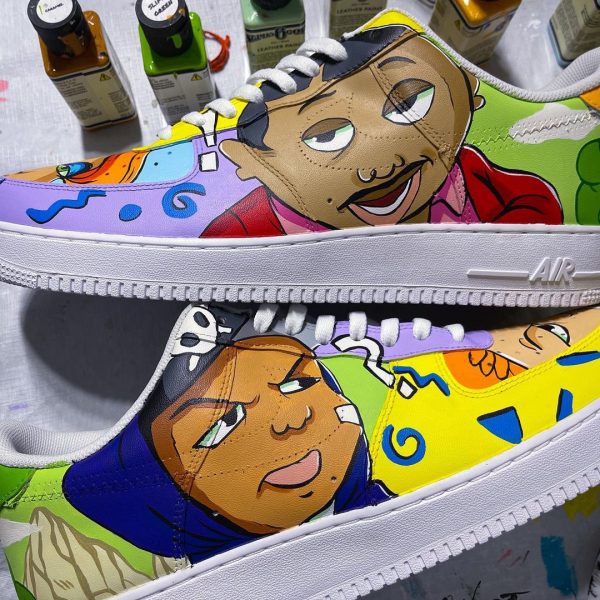 Bebe Kids Painted Custom Air Force 1