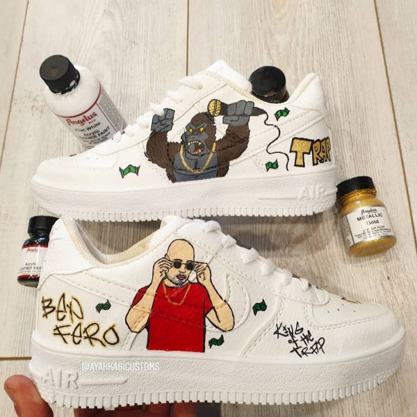 Ben Fero Painted Custom Air Force 1