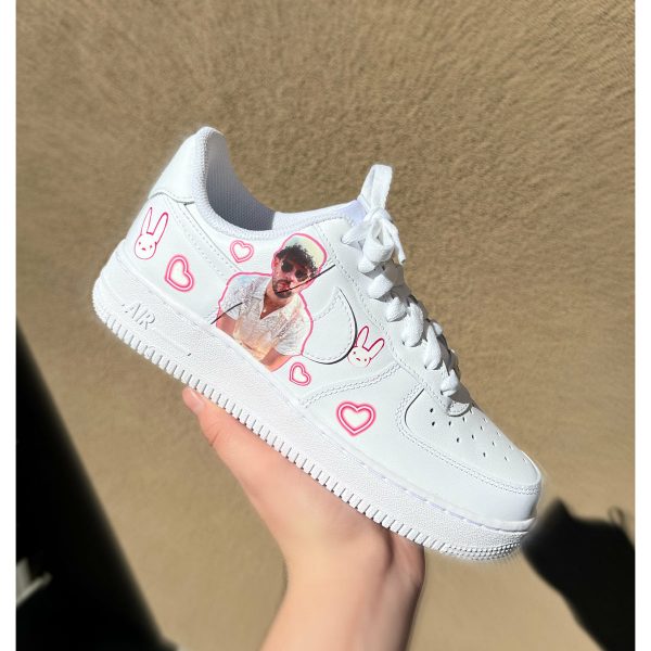 Benito Pink Heart Custom Air Force 1