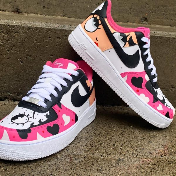 Painted Betty Boop Custom Air Force 1