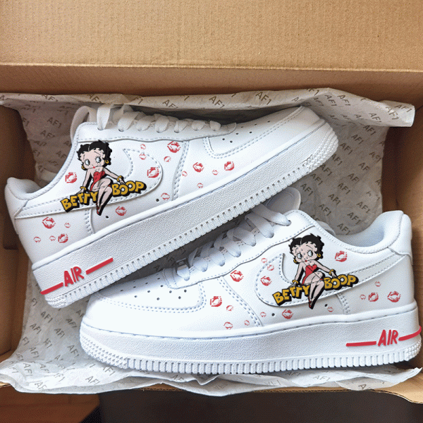 Betty Boop Painting Custom Air Force 1