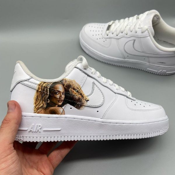 Beyonce Painting Custom Air Force 1