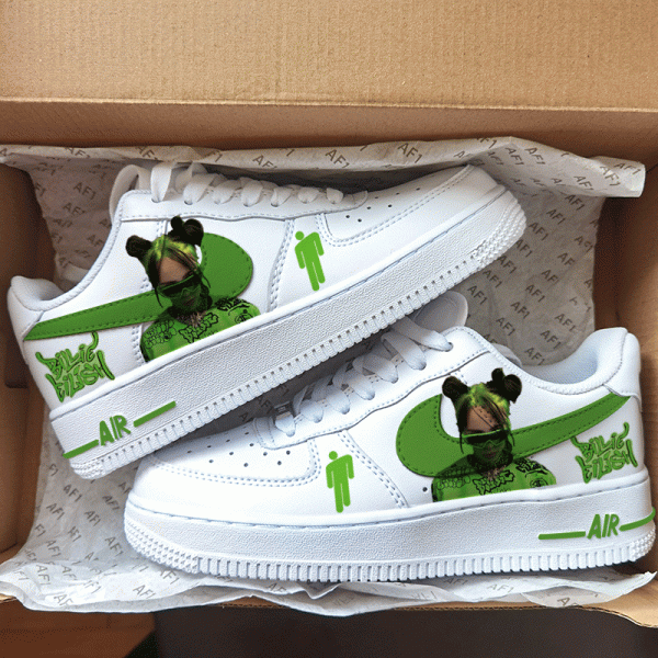 Billie Eilish Painting Custom Air Force 1