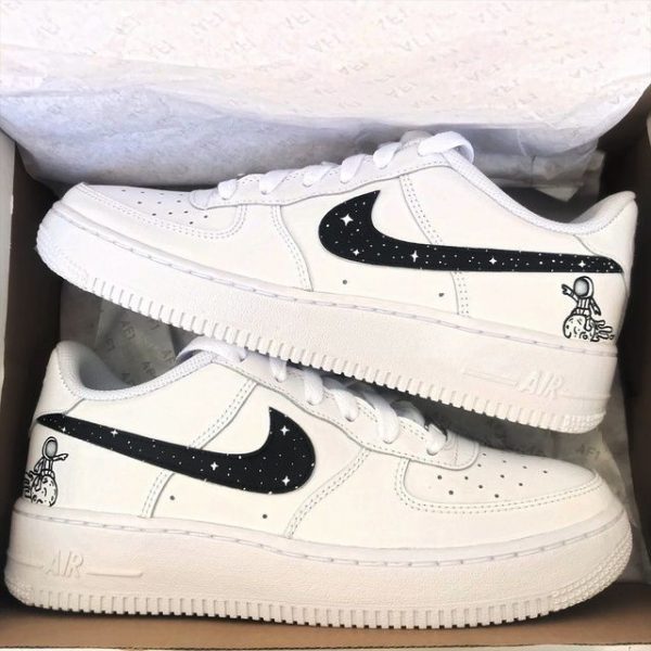 Black Astronaut Custom Air Force 1