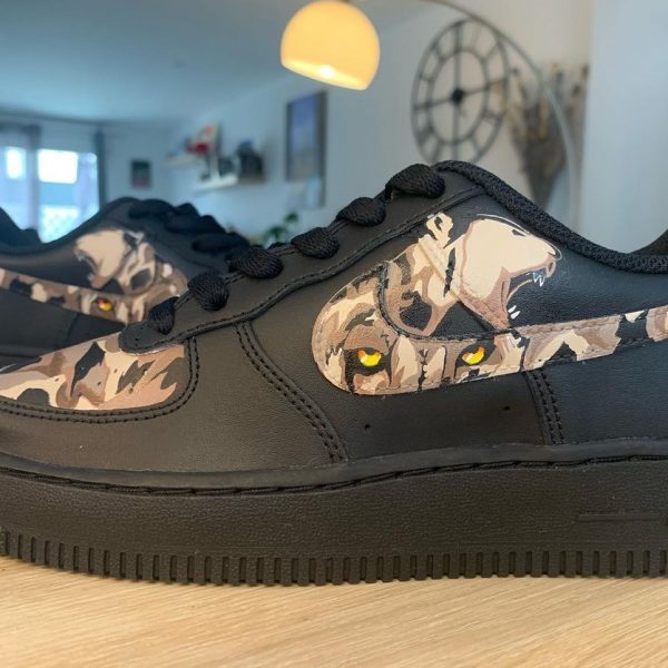 Black Monster Eyes Custom Air Force 1