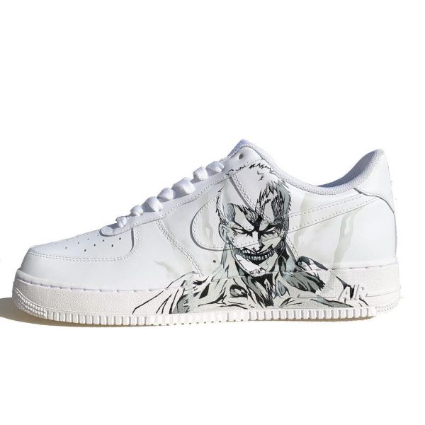 Black White Sketch Custom Air Force 1