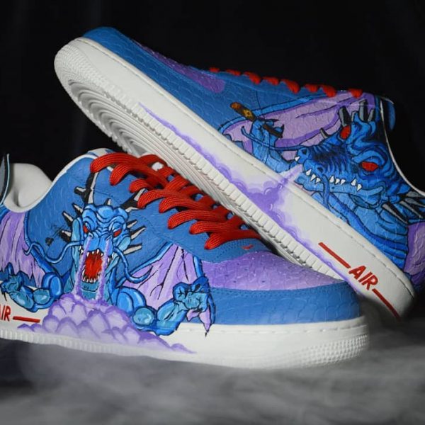 Black Smoke Shenron Custom Air Force 1