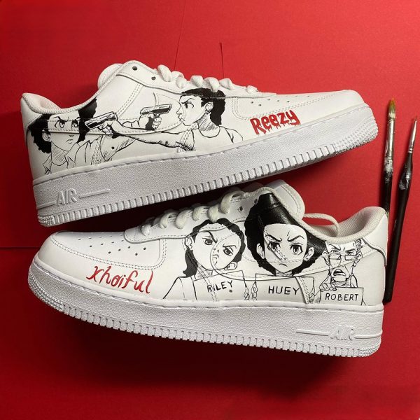 Hand Painted Boondocks Custom Air Force 1