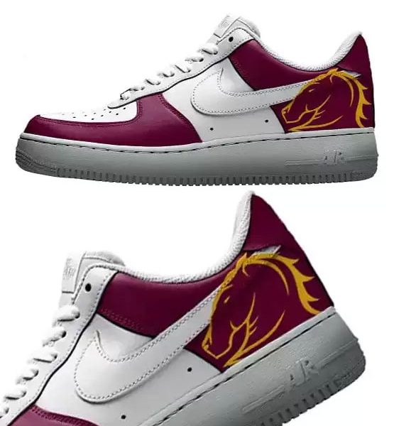 Brisbane Broncos Custom Air Force 1