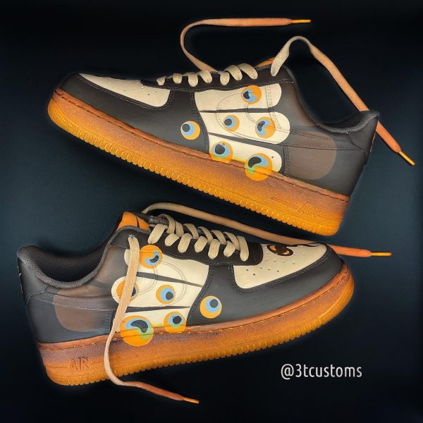 Buckeye Painted Custom Air Force 1