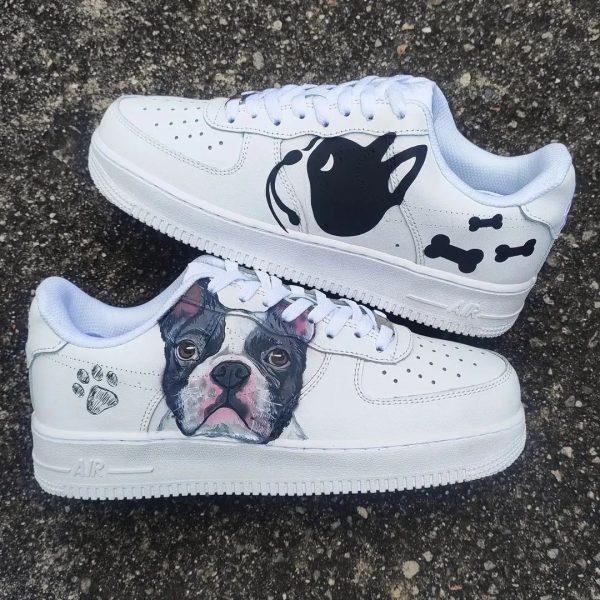 Bulldog Graffiti Custom Air Force 1