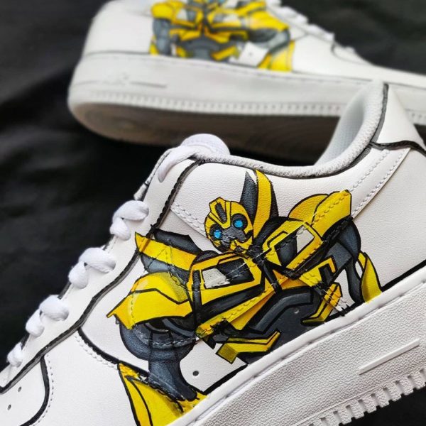 Bumblebee Painting Custom Air Force 1