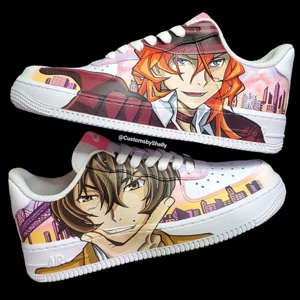 Bungo Stray Painted Custom Air Force 1