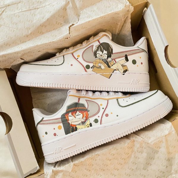 Bungo Stray Dogs Painting Custom Air Force 1