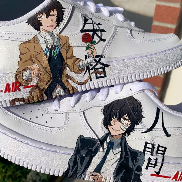 Osamu Dazai Painting Custom Air Force 1