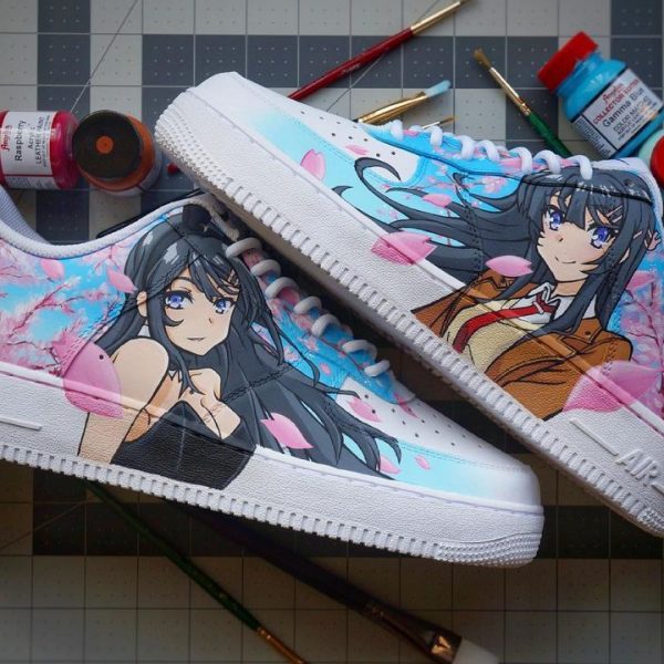 BGS Anime Painting Custom Air Force 1