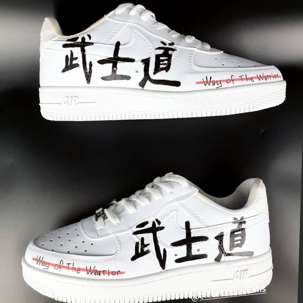 Bushido Painted Custom Air Force 1