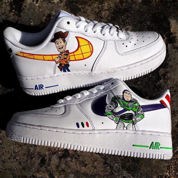 Painting Buzz Woody Custom Air Force 1