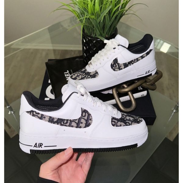 Canvas Dior Custom Air Force 1