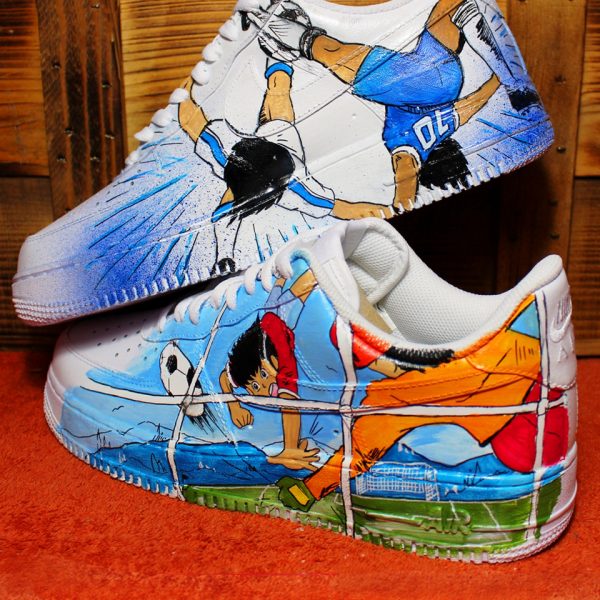 Captain Tsubasa Painted Custom Air Force 1