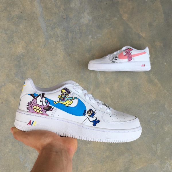 Cartoon Characters Painting Custom Air Force 1