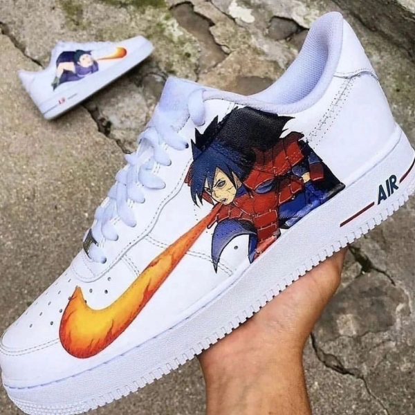 Cartoon Breathing Fire Custom Air Force 1